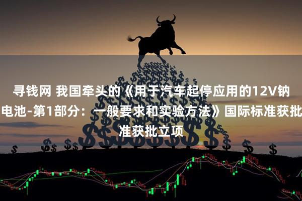 寻钱网 我国牵头的《用于汽车起停应用的12V钠离子电池-第1部分：一般要求和实验方法》国际标准获批立项